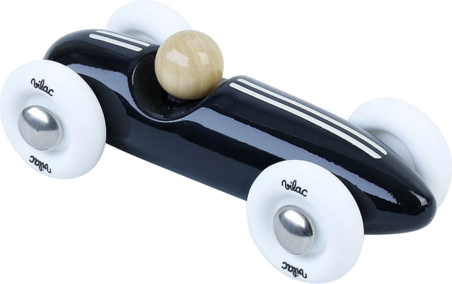 Houten mini-auto Grand Prix – zwart