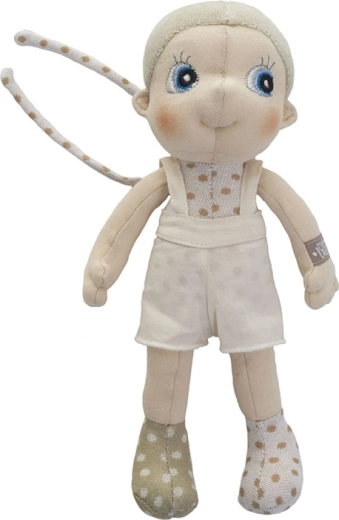 Rubens Barn EcoBuds Elm Mini – soft fabric doll made from organic cotton, 23 cm