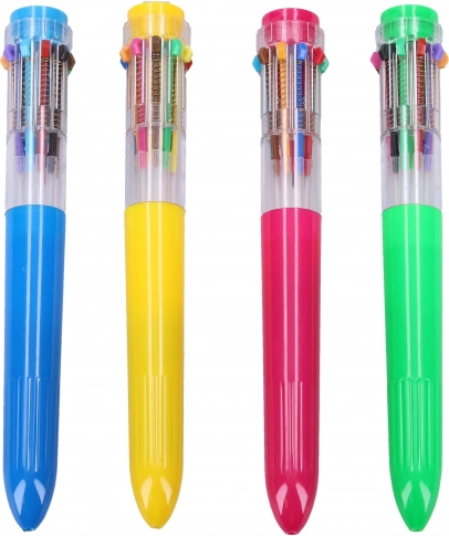 Mehrfarbiger Kugelschreiber 10 Farben