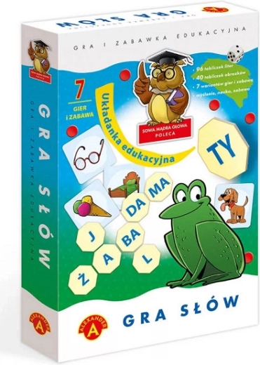 Wortspiel und Puzzle für Kinder