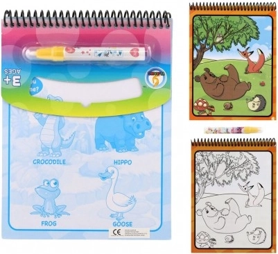 Magical Painting with Animals - Coloring Books with Water Pen