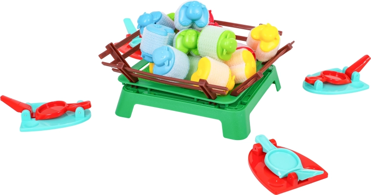 Hook-and-loop for stacking towers