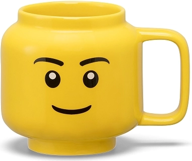 Lego ceramic mug 255 ml – minifigure head boy