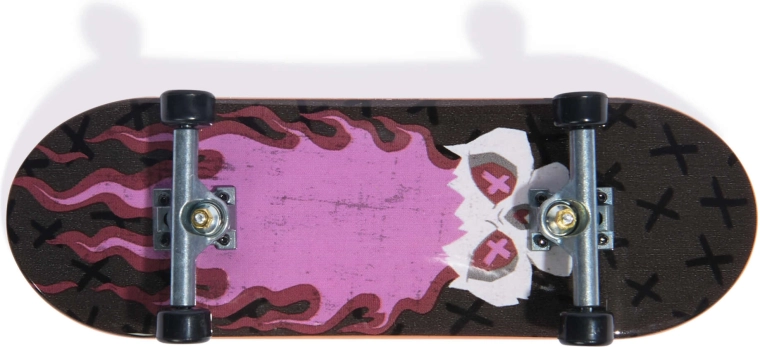 Finger skateboard with realistic details