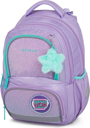 schoolrugzak OXY NEXT Shiny paars 21 l