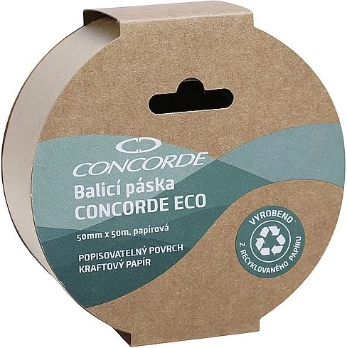 Ruban adhésif d’emballage en papier CONCORDE ECO 50 mm × 50 m