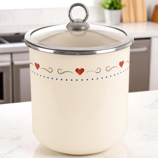 Transparant glazen deksel voor direct overzicht