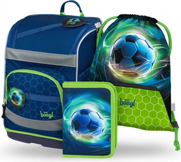 Set scolaire Baagl Zippy Plus avec ballon de football