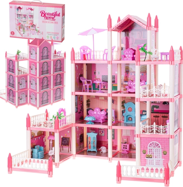 Pink Villa for Dolls