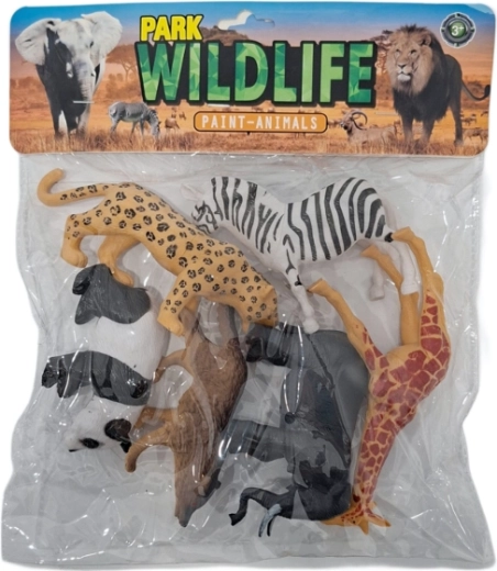 Wild Animal Figure Set – 6 pcs
