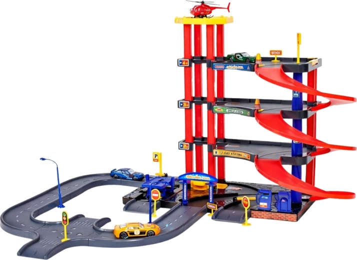 Ascenseur fonctionnel et quatre étages de divertissement