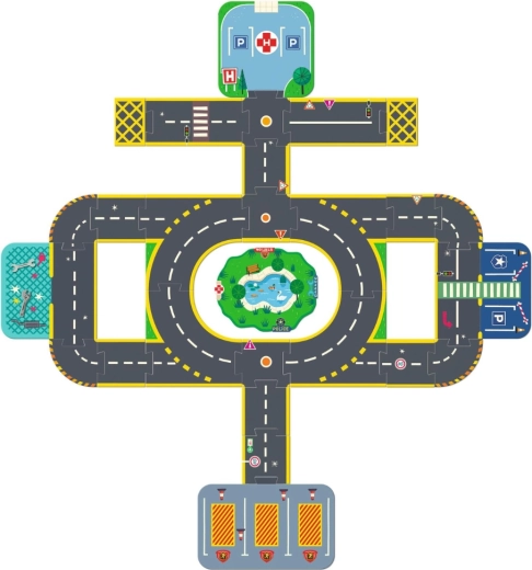 Grote rotonde en helihaven