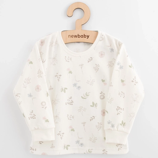 Kinder-Baumwollshirt mit langen Ärmeln New Baby Kindergarten Blümchen 116 (5–6 Jahre)
