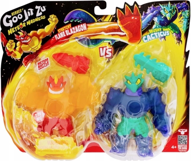 Stretchy figures up to 3× and return to shape