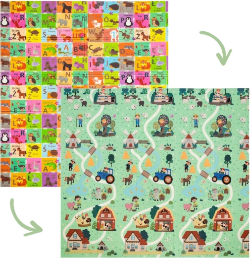 Twee speelse zijden voor leren en plezier