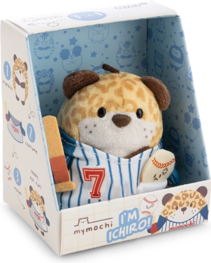 Geschenkdoosje met informatie over het personage