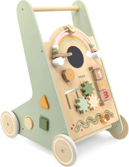 Wooden Educational Walker PolarB Viga – Green
