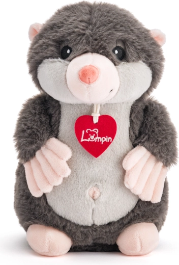Taupe en peluche Pecin 25 cm – grise