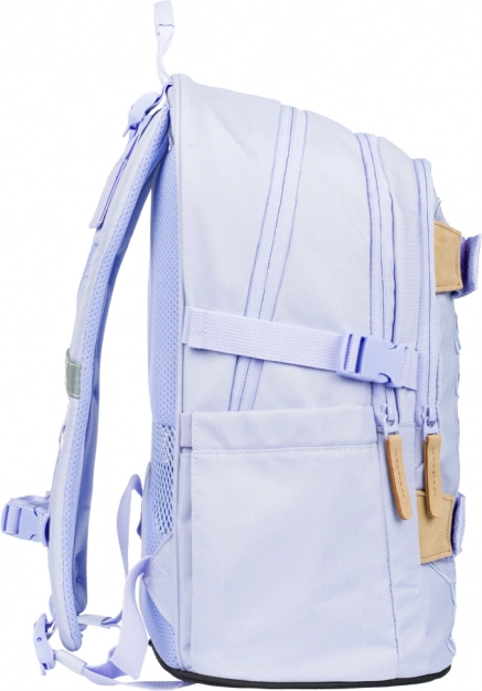 Skateboard straps and side pockets