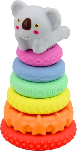 Textured rings for sensory discovery