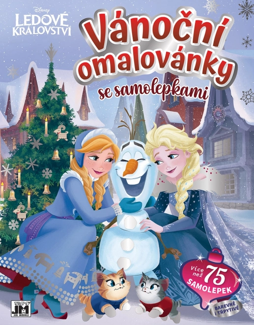 Kerstkleurboek met stickers FROZEN - Frozen: Het IJskoninkrijk