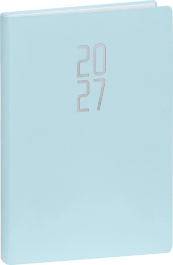 Agenda quotidien Notique Ponza 2027 bleu clair 15 × 21 cm