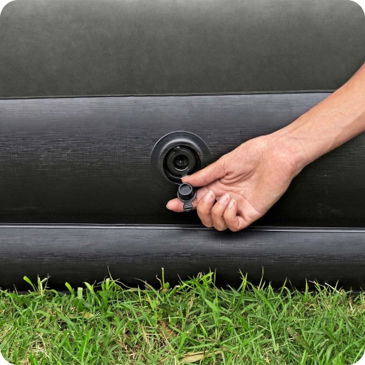 Snel opblazen en eenvoudig opbergen