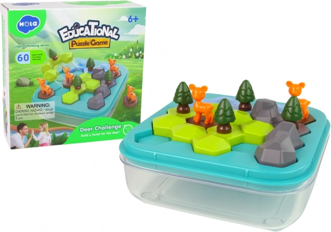 Jeu Éducatif Puzzle Animaux de la Forêt