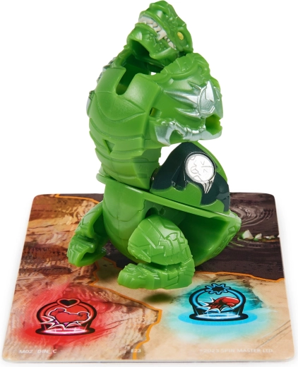 Transformation instantanée de la boule en dinosaure