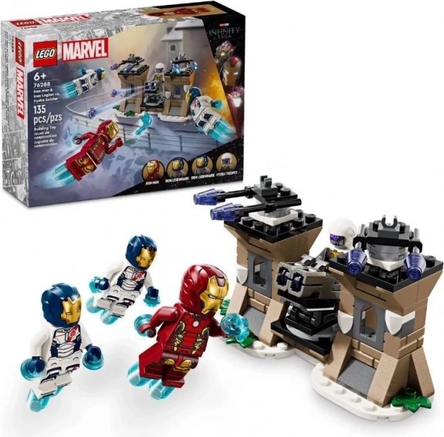 LEGO Marvel Iron Man en Iron Legion vs. HYDRA-soldaat