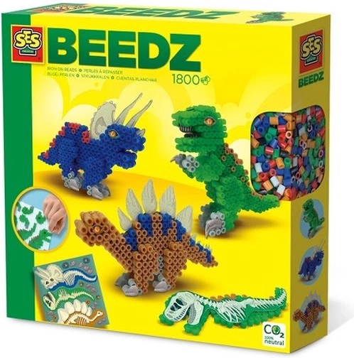 Ses Creative Beedz Iron-on Beads 3D Dinosaurs