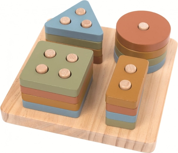 2kids formes colorées à encastrer en bois