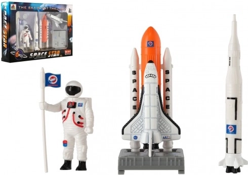 Space Toy - Set of Astronauts and Shuttle