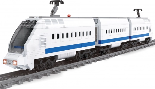 BLOX High-Speed Battery Train Building Set with Tracks