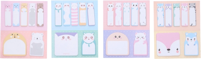 Zelfklevend blok met dierenmotieven