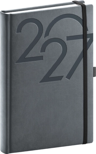 Notique dagboek Ajax 2027 zwart 15 × 21 cm