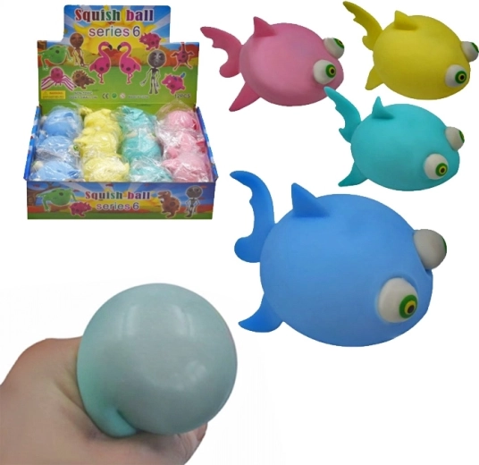 Anti-Stress Squeezable Fish