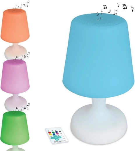 Bluetooth-luidspreker in de vorm van een tafellamp
