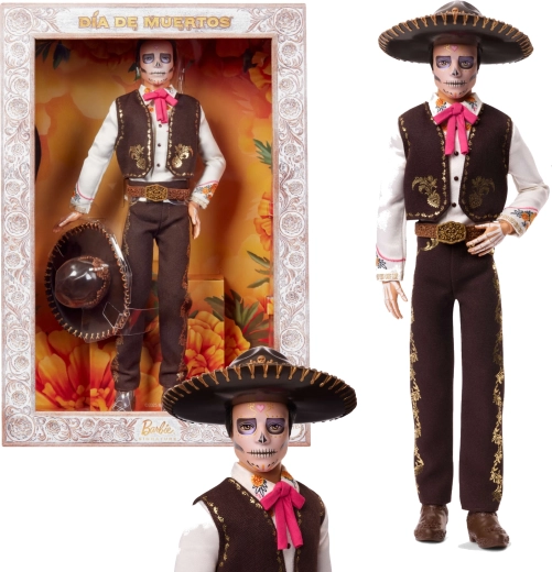 Barbie Ken Collector Doll Dia de Muertos
