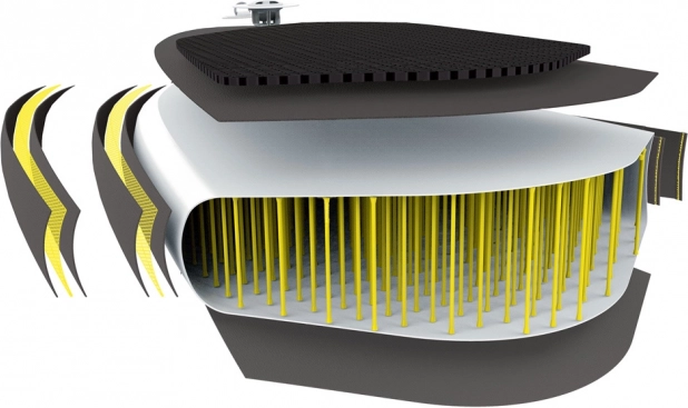 Stevige Drop Stitch-constructie en gemakkelijk reizen