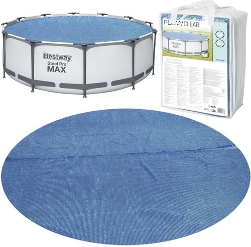 Solar bubble pool cover 366 cm BESTWAY