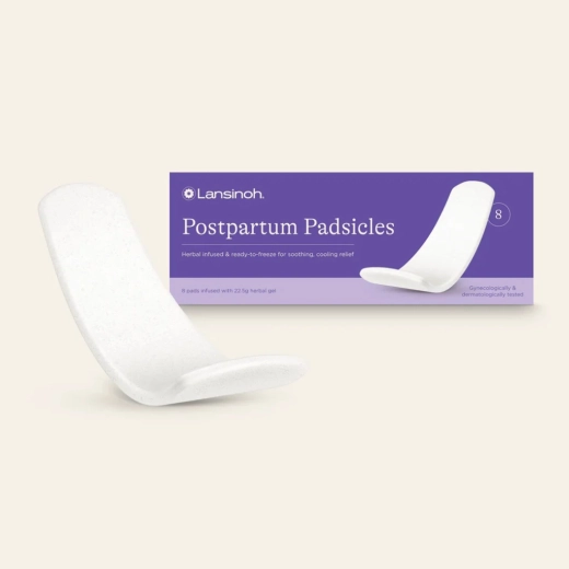 Lansinoh postpartum cooling pads with herbal blend, 8 pcs