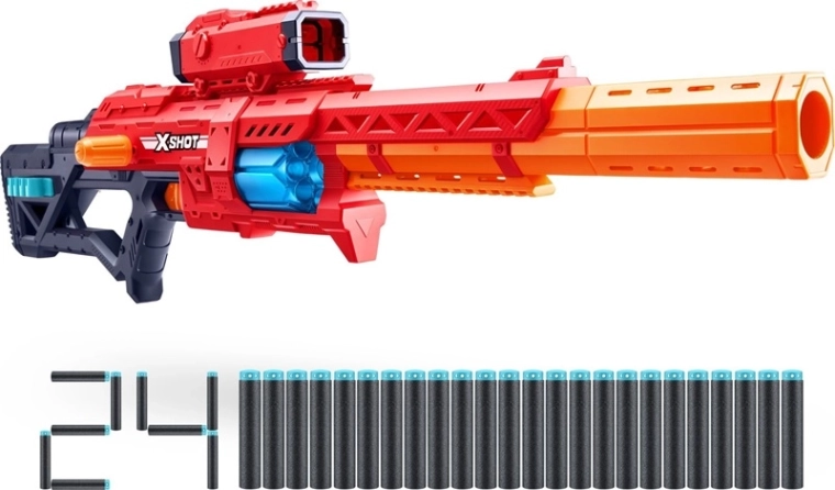 24 soft foam darts included