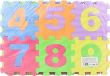 Foam puzzle 36 pcs numbers and letters