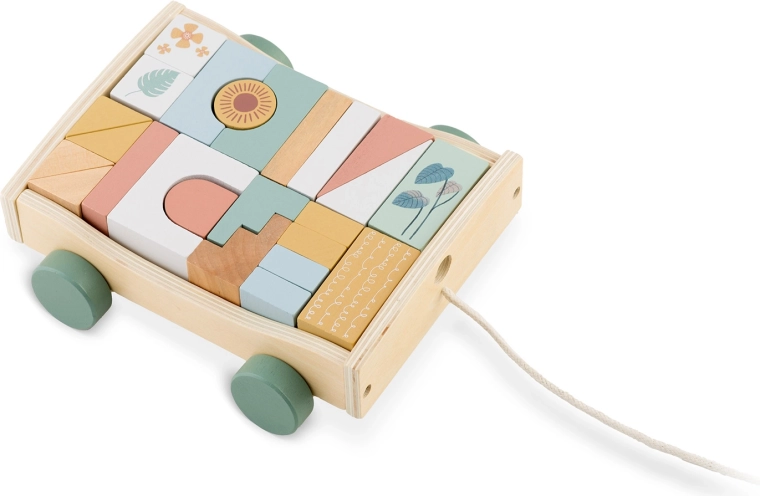 Un jouet à tirer qui motive au mouvement