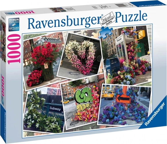 Puzzle 2D 1000 pièces NYC Paradis Floral