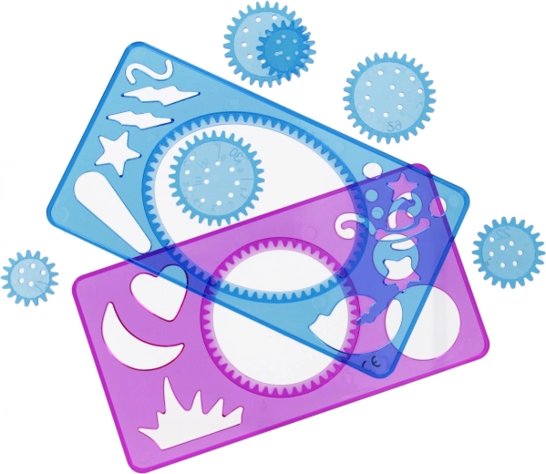 Transparent templates for precise creation