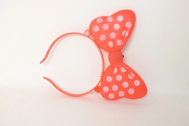Roze lichtgevende riem met strik