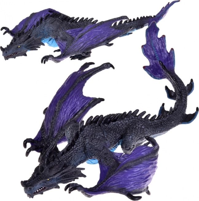 Purple Dragon with Movable Jaw – Realistic Figurine for Kids