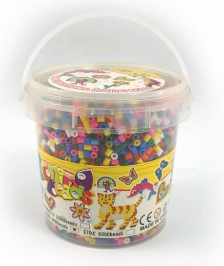 Perles à repasser dans un seau 9000 pcs